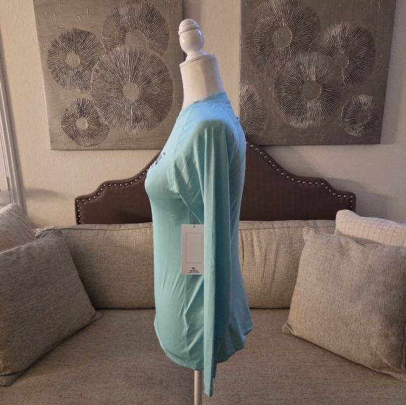 Rip Curl Hawaii Relaxed Fit Swim Shirt Rash Guard UPF 50+ Sz Med - Picture 5 of 13